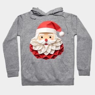 Papercraft Christmas Santa Claus origami 4 Hoodie